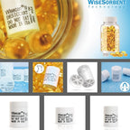 1 Gram 4000 Pack Silica Gel Canister, Desiccant Canister, Silica Gel Capsules, Desiccant Capsules, Moisture Absorbers for Food Storage, Food Safe Dehumidifiers Wisecan