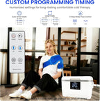 Cold Therapy Machine with Programmable Timer, Portable Ice Machine for Shoulder After Surgery,Shoulder Replacement Recovery System,Cryotherapy Pain Relief w/Compression Pad