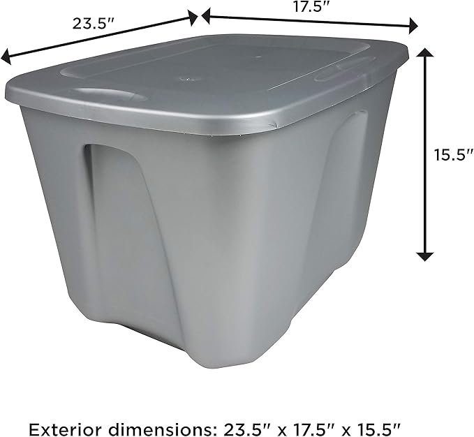 HOMZ Standard Plastic Storage Container
