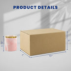 Golden State Art 10x7x5 Inches Shipping Boxes 28 Pack, Brown Corrugated Cardboard Box for Small Business Mailing Shipping and Storage