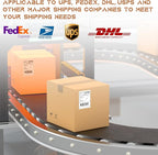 MFLABEL 4x6 Direct Thermal Shipping Labels - 10 Rolls, 220 Labels/Roll, Perforated Postage Paper with Alignment Hole, Compatible with 4XL LabelWriter 1744907 & 1755120, Rollo for USPS, UPS