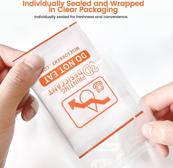 13X Molecular Sieve Powder Packs for 3D Printer Filament Storage, 3D Printer Filament Dryer (20g/30pcs)