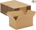 Eupako 9x6x4-Small-Shipping-Boxes-30-Pack-Brown-Corrugated-Box-Mailers, Cardboard Boxes for Packaging Small Business, Mailing