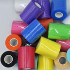 22 Packs Pre Wrap Tape, 11 Colors 2.76 Inch x 11Yards Prewrap Athletic Tape for Soccer, Foam Tape, Underwrap Bandage for Wrists, Prewrap Headbands for Hair (Rich Color)