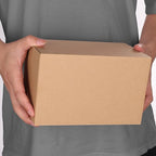 CRUGLA 40 Packs 8x5x5 Shipping Boxes for Small Business, Corrugated Cardboard Boxes Bulk for Shipping Packing Mailing