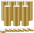 REHALY 1400 Pcs Neon Wristbands for Events - Waterproof Paper Bracelets in Colored Adhesive Bands for Concerts (Gold)
