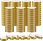 REHALY 1400 Pcs Neon Wristbands for Events - Waterproof Paper Bracelets in Colored Adhesive Bands for Concerts (Gold)