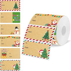 Christmas Gift Tags - Kraft Brown Gift Tags Christmas Presents | Christmas Gifts for Women Men Mom - Christmas Wrapping Paper - Christmas Decorations- 2.95 x 1.6 Inch