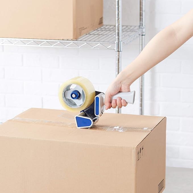 Amazon Basics Packaging Tape Dispenser Gun, Easy-to-Use, 1.88-Inch Wide Packing Tape