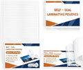 25 Pack 10 Mil 2.9"x4.1" Self Sealing Laminating Pouches Plastic Laminating Sheets Business Card Size Clear Lamination Paper for Office School Home Supplies（Waterproof & No Laminator Need)