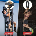 Climbing Rope Gym Workout - 10FT 15FT 20FT 25FT 30FT 35FT Heavy Duty Jute Thick Ropes for Adults Strength Training Outdoor Tree Swing Indoor Home Fitness Exercise - 1.5 Inch