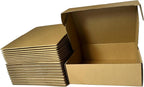 Shipping Boxes Corrugated Cardboard Mailer Boxes Literature Mailer for Packaging Small Business Craft Gifts Giving Products (Brown, 12x9x4)