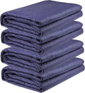 4 Pack Moving Blankets Heavy Duty 80"x72" Quilted Packing Blankets for Moving Furniture Padded Shipping Furniture Mover Blue