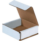Box USA BM331 3"L x 3"W x 1"H, White (Pack of 50)