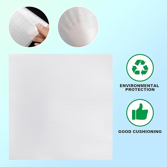 50Pack Foam Pouches,12" X 12" Dish Packing Foam Cushion Foam for Packing Dishes and glasses Moving Foam Wrap Pouches Packing Supplies for Moving