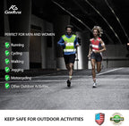Reflective Vest Running Gear,Lightweight Reflective Safety Vests with Arm Bands