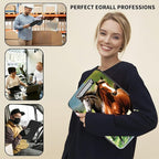 File Clipboard Storage with Pen Holder High Capacity Plastic Nursing Clipboards File Folder Storage Box Clipboard with Heavy Duty Clips for Teacher,Doctor,Offices-Running Horse