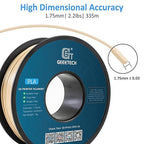 Geeetech PLA Filament 1.75mm Bone White 3D Printer Filament 1kg(2.2lbs), Neatly Wound Bone PLA Filament, Dimensional Accuracy +/- 0.02 mm, Fit Most FDM 3D Printers