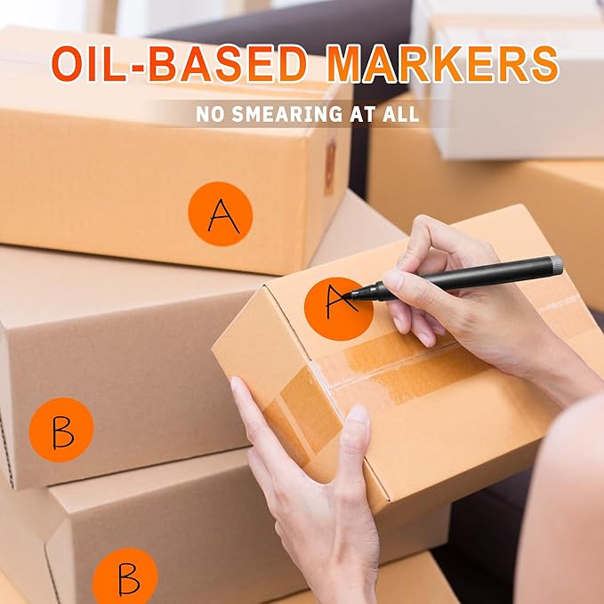 2 - Inch Round Orange Color - Coding Stickers,4 Rolls, 2000 PCS Multipurpose Strong - Adhesive Labels for Office,Inventory,Organizing