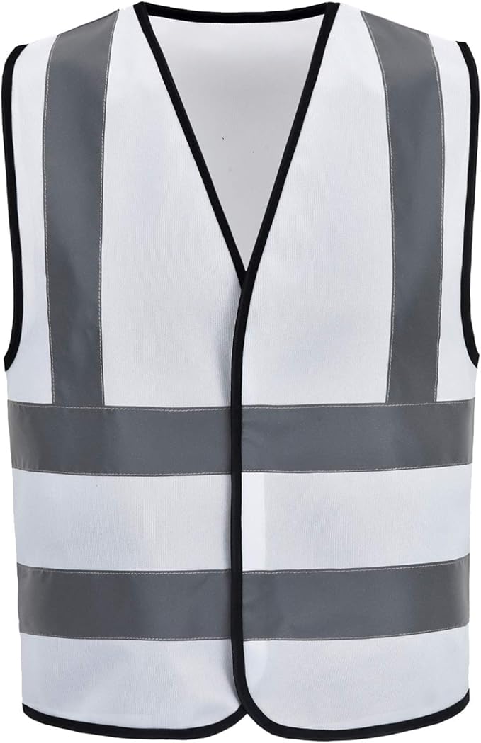 AYKRM 12 colour High visibility viz vest hi vis viz reflective work construction safety vest (XS-8XL)