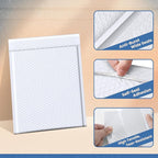 Fuxury Bubble Mailers 10x13 Inch White 500 Pack Bulk Padded Envelopes Thick Mailing Envelopes Bubble Opaque Padded Mailers Shipping Bags for Mailing Book Makeup Small Business
