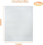 100 Pack 12'' x 16'' Cushion Foam Pouches, Moving Supplies for Dishes, Packing Materials for Dishes & Cups, Glass Packing Paper and Plate Protectors for Moving(300x400x0.5MM)