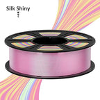 GEEETECH 3D Printer Silk PLA Filament 1.75mm Sky Blue, Shiny 3D Filament 1kg (2.2lbs) 1 Spool, Dimensional Accuracy +/- 0.02 mm, Silk Sky Blue