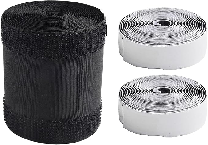 Floor Cable Cover Protector 3 Meters Wire Management System for Office Carpet Polyester Cord Organizer Black(Type A)