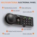 XDeer 122-Keys Key Lock Box Wall Mount with Advanced Anti-Theft Deposit Key Slot & LED Light, Key Cabinet with Combo and Key Lock, Key Safe for Hotels & Office & Companies & Car Dealerships