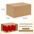 Eupako 10x7x5-Small-Shipping-Boxes-30-Pack-Brown-Corrugated-Box-Mailers, Cardboard Boxes for Packaging Small Business, Mailing