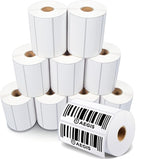 Aegis Adhesives - 4” X 1.5” Direct Thermal Labels for Printing Barcodes, Address, Perforated & Compatible with Rollo, Zebra, & Other Desktop Label Printers (10 Rolls, 900/Roll)