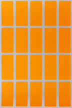 Royal Green Rectangle Folder File Labels Stickers in Neon Orange (40mm x 19mm) 1.57 inch x 0.75-1000 Pack