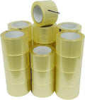 WOD CST16RA Clear Packing Tape - 3 inch x 110 Yards Per Roll (24-Rolls) - Your Thin Aggressive Adhesive Shipping Box Packaging Tape for Moving, Office, Carton Sealing & Storage