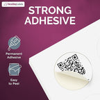 NextDayLabels - 2 Inch Round Circle Stickers - Matte White Blank Laser/Inkjet Printer Labels (300 Labels, 25 Sheets, 12 Per Sheet)