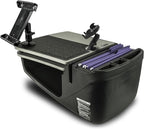 AutoExec AE-GMCD-PM-TAB-GT GripMaster Car Desk for Your Vehicle Workstation and Mobile Office, Grey with Phone Mount and Tablet Mount