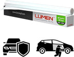 Lumen Clear Vinyl Wrap Paint Protection Film (PPF) For Cars | 60" x 50' | Top Coated Clear Vinyl Hybrid Protective Film For Cars | Scratch & Stain Resistant, Self-Healing, UV Protection, Universal Fit