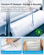 KTRIO 1200 Pack Sheet Protectors 8.5 x 11 inch, Clear Page Protector for 3 Ring Binder, Plastic Sleeves for Binders, Top Loading Paper Sheets Document Sleeve Letter Size, Office & Home