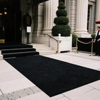 450 GSM Extra Thick Waterproof Black Carpet Runner for Events Decorations, 3X10 Ft Not Slip Red Runner Aisle Runway Rug for Wedding, Party, Banquet, Activity Entrance and Special Events Decorations