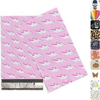 6x9 Poly Mailers – Lightning Bolt – Waterproof, Tear-Resistant Shipping Bags with Adhesive Seal – 200 Pack – Package Mint