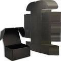 10x7x5 inches Small Shipping Boxes Set of 20 - Black Mailer Corrugated Cardboard Boxes for Shipping Packaging Mailing Products