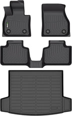 HAFIDI® Floor Mats & Cargo Liner Set Fit for 2025 2026 Mini Countryman(Not for SE/Electric) All Weather Protection TPE Anti-Slip Automotive Full Set Floor Liners Custom Accessories - Black