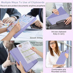Clipboard with Storage,Three-Tier Box Clipboards(Letter Size),Storage Clipboard with Clip Form Holder Clipboards,Dry Erase Clip Boards 8.5x11 with Storage for Office School Supplies Clip Board