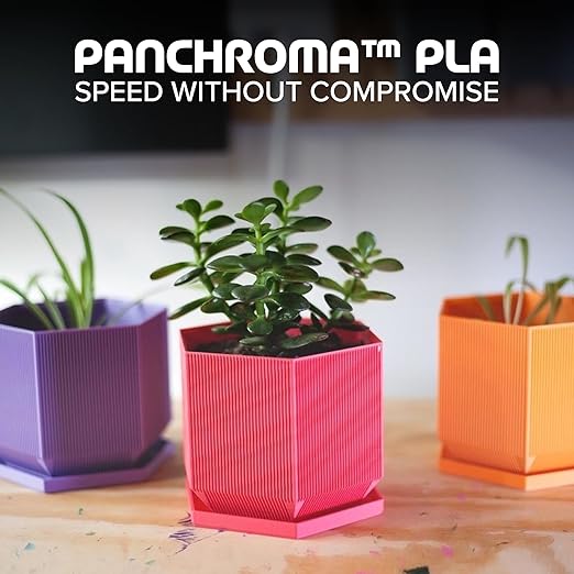 Panchroma PLA Magenta 3D Printer Filament, 1.75mm, 1kg Spool, Easy to Print, High Speed Printing, Tangle Free, AMS Compatible, Perfect for Toys, Decor, Miniatures, Models & Cosplay