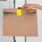 Yellow Rectangle Stickers 3 x 2 Inch Color Coding Labels Vinyl Roll Self-Adhesive Waterproof Removable 500 PCS