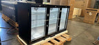 Back Bar Cooler Fridge,11.5 Cu Ft Commercial Display Refrigerator Beverage Undercounter Refrigerator, Commercial BeerFridge with LED Light Adjustable Shelves,ETL Sanitation