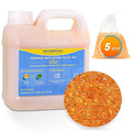 Desiccant Beads – 2.4 LBS Silica Beads with Orange Indicating Silica Gel, Premium Silica Gel Beads 3-5mm Industry Standard, Rechargeable Desiccant Used for 3D Filament