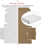 50 Pack 9x6x2 Inches Small Shipping Boxes, White Corrugated Cardboard Boxes, Moving Mailing Packing Box