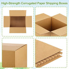 Famagic Small Shipping Boxes 10x7x5 Inch 10 Pack Brown Box Corrugated Cardboard Boxes for Packaging Small Business, Mailing Boxes for Shipping