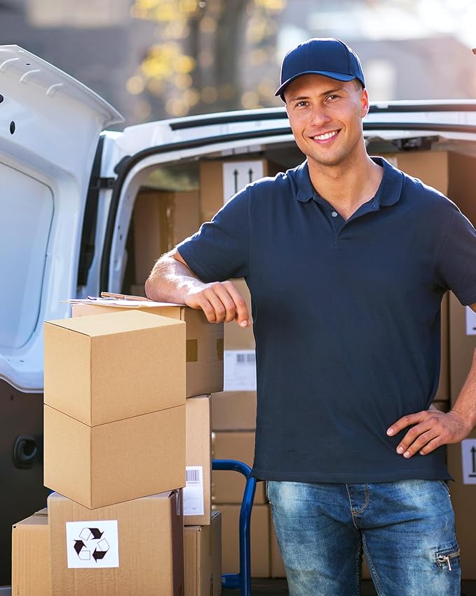 40-Pack-Small-Shipping-Boxes-8x6x6, Corrugated-Cardboard-Boxes-for-Packaging-Small-Business, Brown-Boxes-Mailers