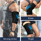 Knee Ice Pack Wrap Extended Ice Packs for Injuries Reusable Leg Freeze Compression Sleeves, Gel Cooling Knees Brace Cold Hot Packs Therapy Flexible for Pain Relief, Surgery Recovery, Meniscus